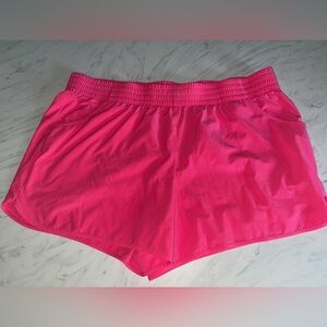 Lilly pulitzer bright pink luxletic yoga sport shorts xl